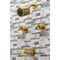 Kingston Brass Tub and Shower Faucet, Brushed Brass, Wall Mount KBX8147ZX - alternate 5